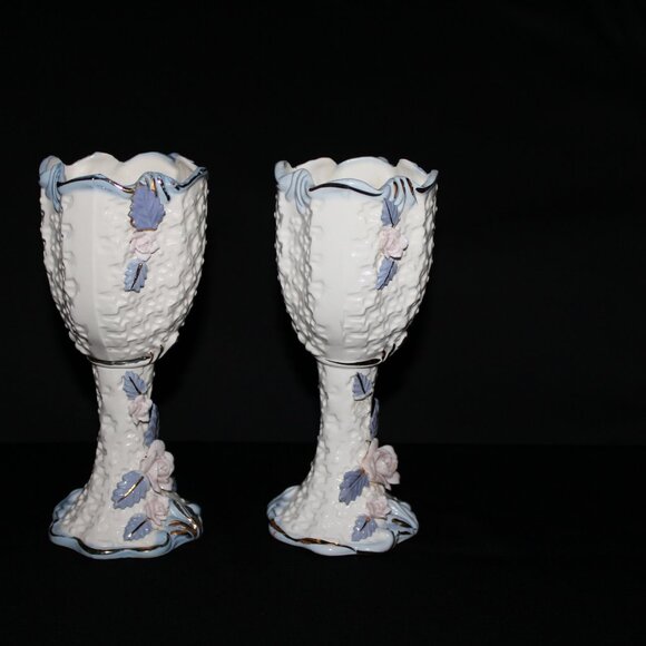 Vintage Giftcraft Chalice Vase | Made in Japan | Goblet Vase - Picture 5 of 7